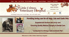 Desktop Screenshot of littlecrittersvet.com